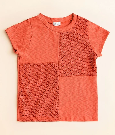 Girls - Pieced Crochet Top