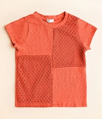Girls - Pieced Crochet Top