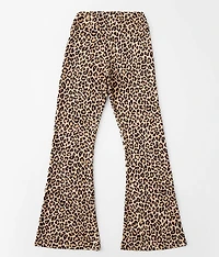 Girls - Cheetah Print Flare Legging