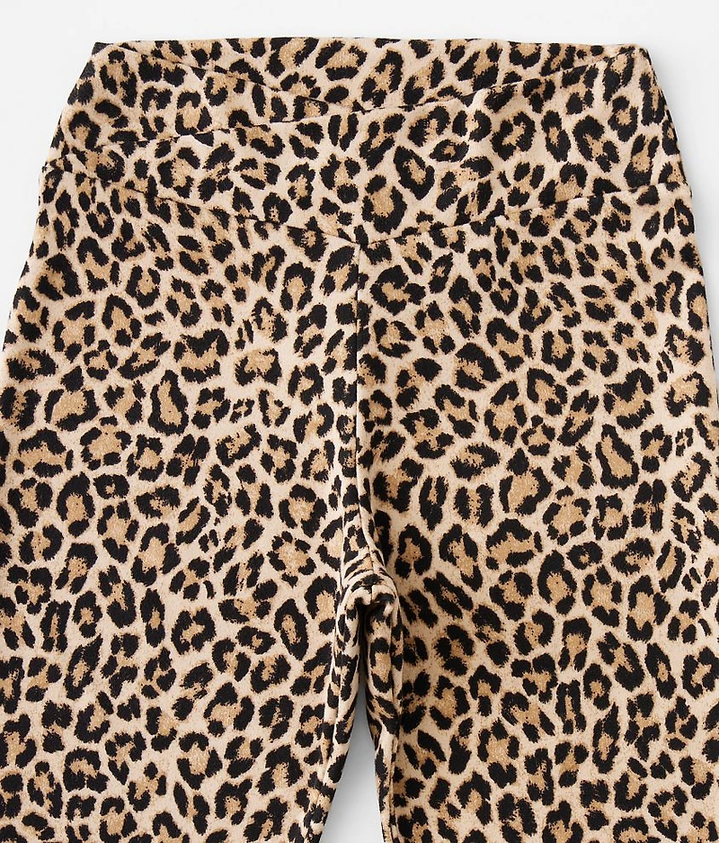 Girls - Cheetah Print Flare Legging