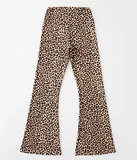 Girls - Cheetah Print Flare Legging