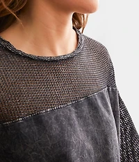 Fishnet Oversized T-Shirt