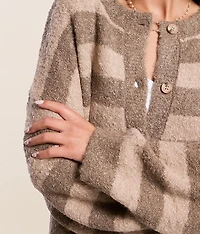 Striped Cardigan Sweater
