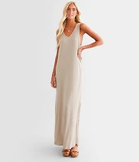 Ribbed Knit Maxi Dress