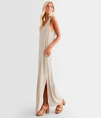 Ribbed Knit Maxi Dress
