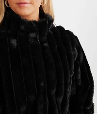 Cozy Faux Fur Cropped Jacket