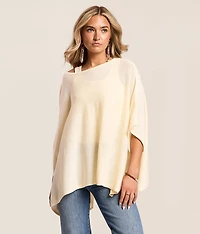 Crew Neck Poncho