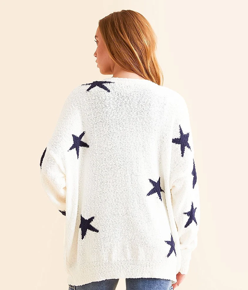 Star Cardigan Sweater