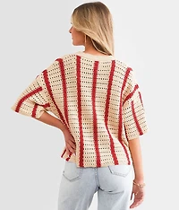 Striped Cardigan Sweater