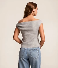 Twisted Off The Shoulder Top