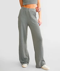 Rib Knit Flare Pant