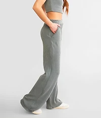 Rib Knit Flare Pant