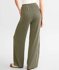 Rib Knit Flare Pant