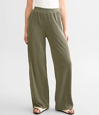 Rib Knit Flare Pant