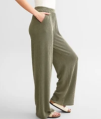 Rib Knit Flare Pant