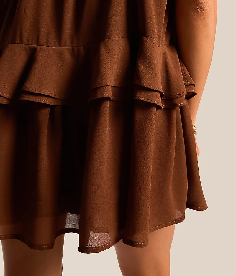 Tiered Chiffon Romper