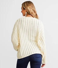 Boxy Ribbed Sweater