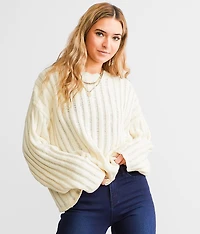 Boxy Ribbed Sweater