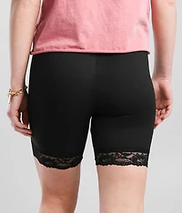 Lace Trim Biker Short