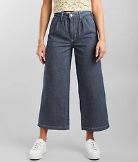 Vintage Modern Wide Leg Cropped Jean