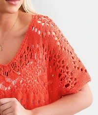Open Stitch Sweater