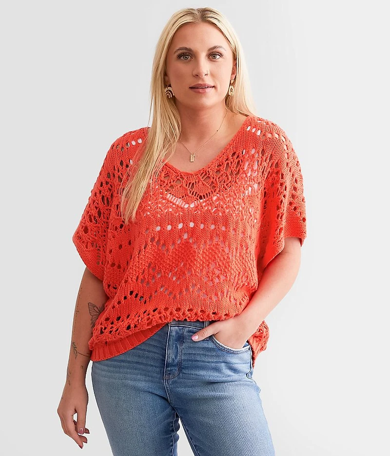 Open Stitch Sweater