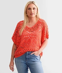Open Stitch Sweater
