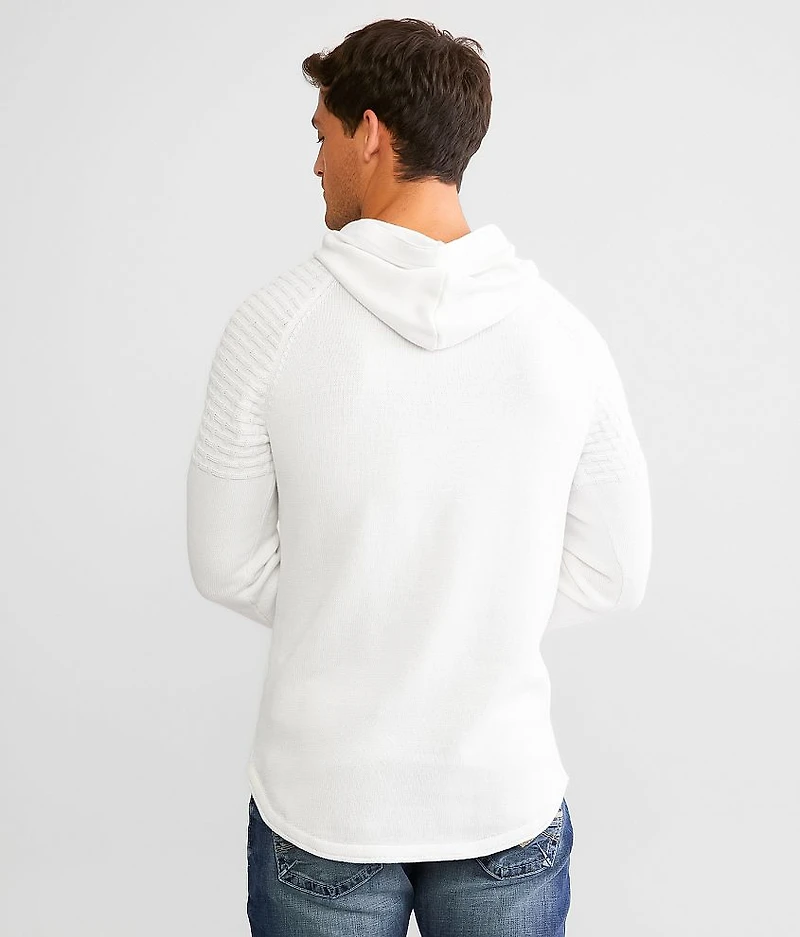 Crossover Hooded Sweater