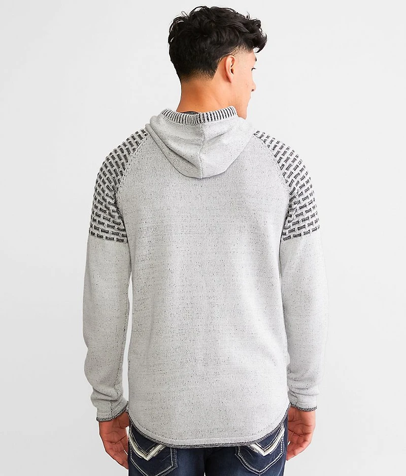 Crossover Hooded Sweater