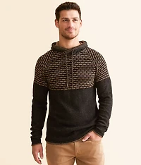 Crossover Hooded Sweater