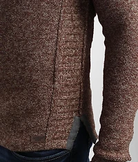 Hooded Henley Sweater