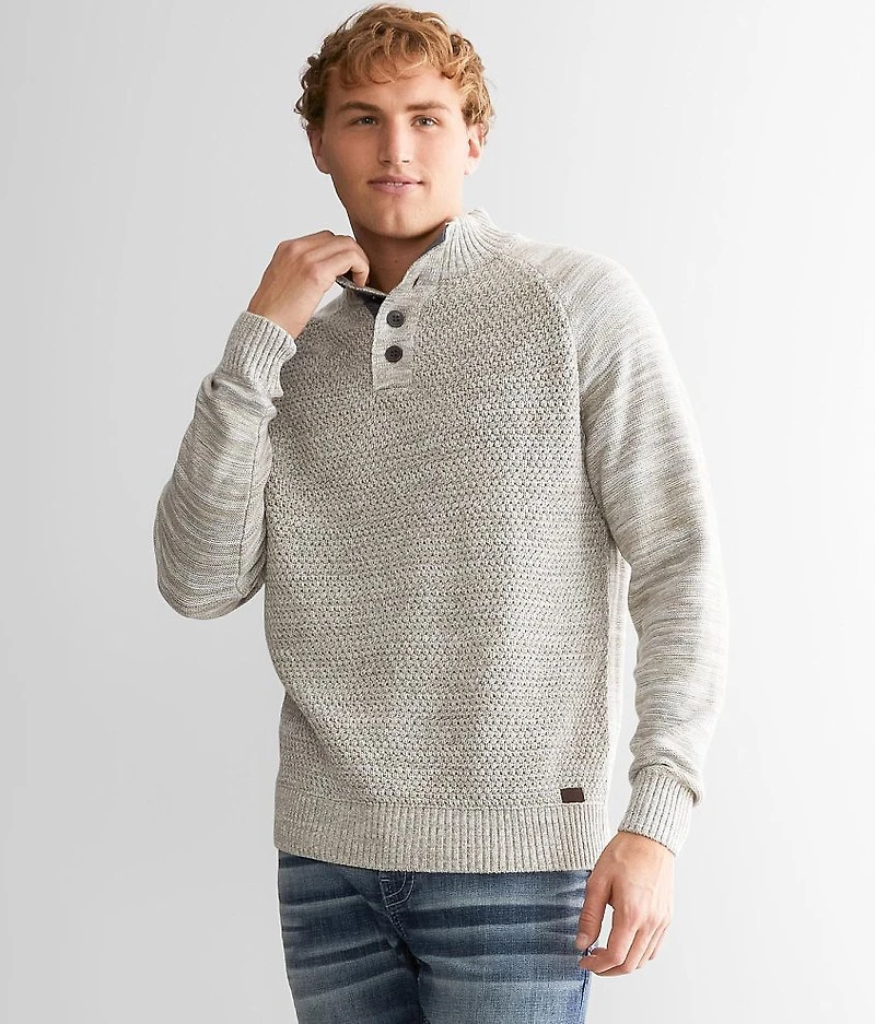 Marled Henley Sweater