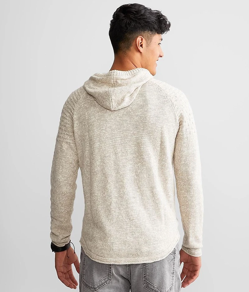 Crossover Hooded Sweater