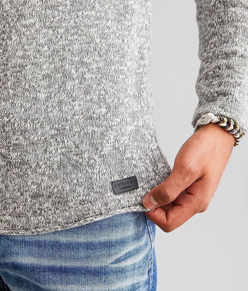 Crossover Hooded Sweater
