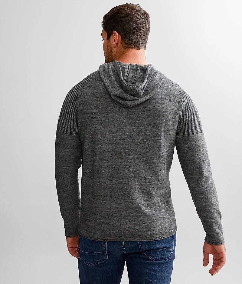 Crossover Hooded Sweater