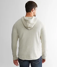 Hooded Henley Sweater