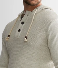 Hooded Henley Sweater