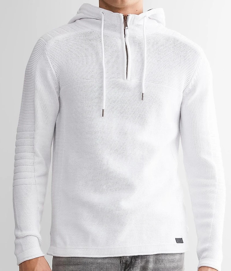 Quarter Zip Hooded Sweater