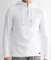 Quarter Zip Hooded Sweater