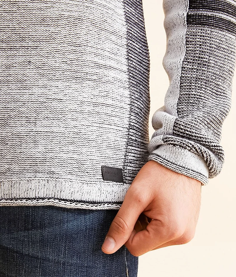 Plated Quarter Zip Sweater