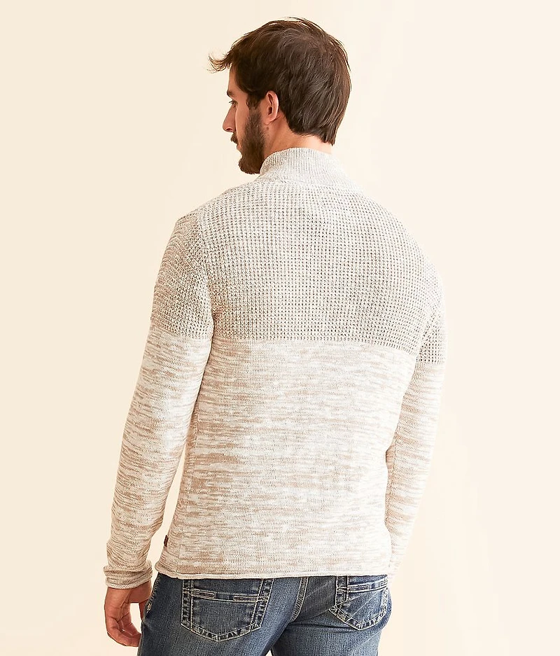 Textured Henley Sweater