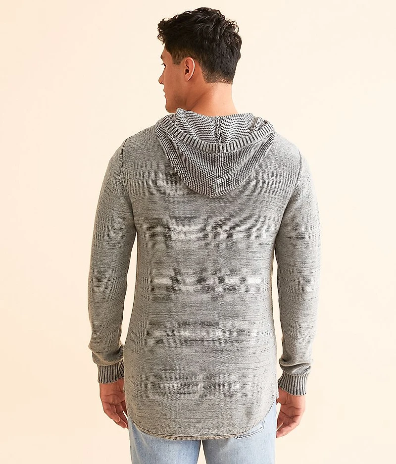 Hooded Henley Sweater