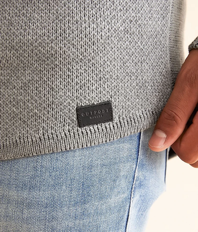 Hooded Henley Sweater