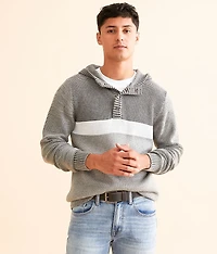 Hooded Henley Sweater