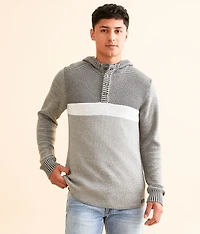 Hooded Henley Sweater