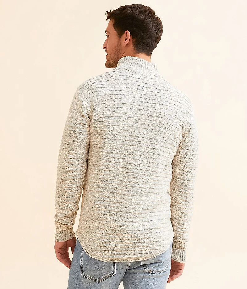 Mixed Yarn Textured Sweater