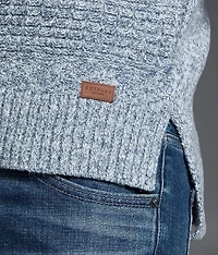 Marled Quarter Zip Sweater