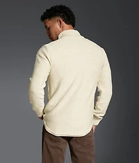 Cable Knit Quarter Zip Sweater