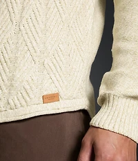 Cable Knit Quarter Zip Sweater