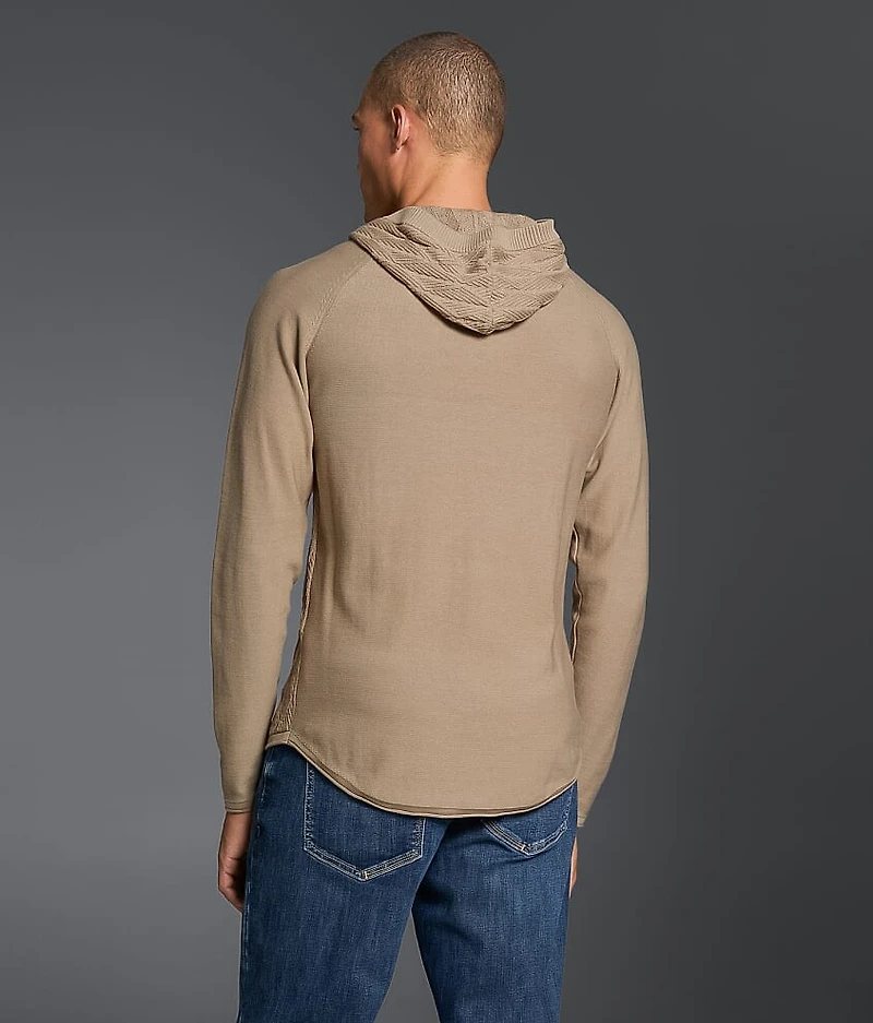 Crossover Hooded Sweater